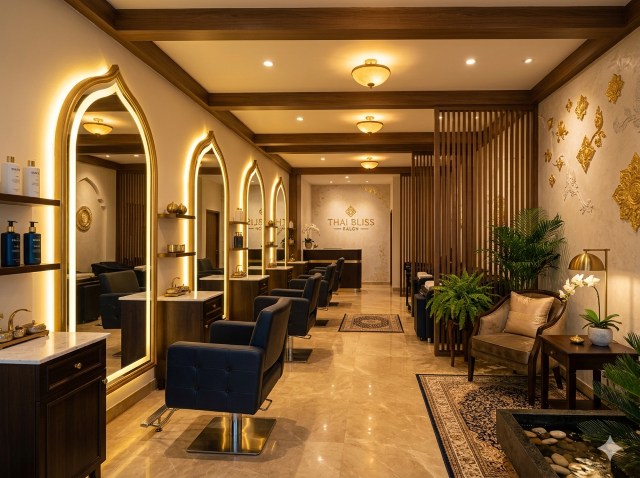 Beauty salon interior